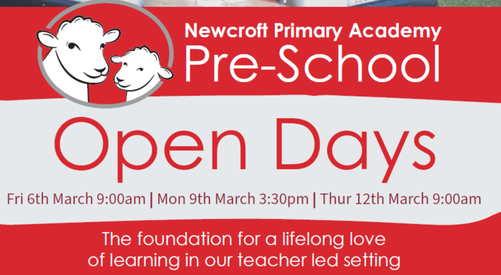 New Open Days for Prospective Pre School Parents and Pupils