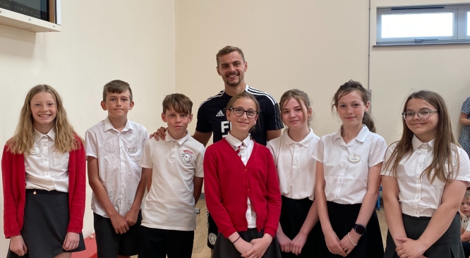 Leicester City Star and Ex Pupil Visits Newcroft